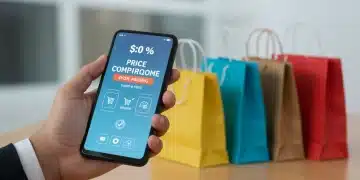 Smart shopper comparing prices on smartphone for maximum savings