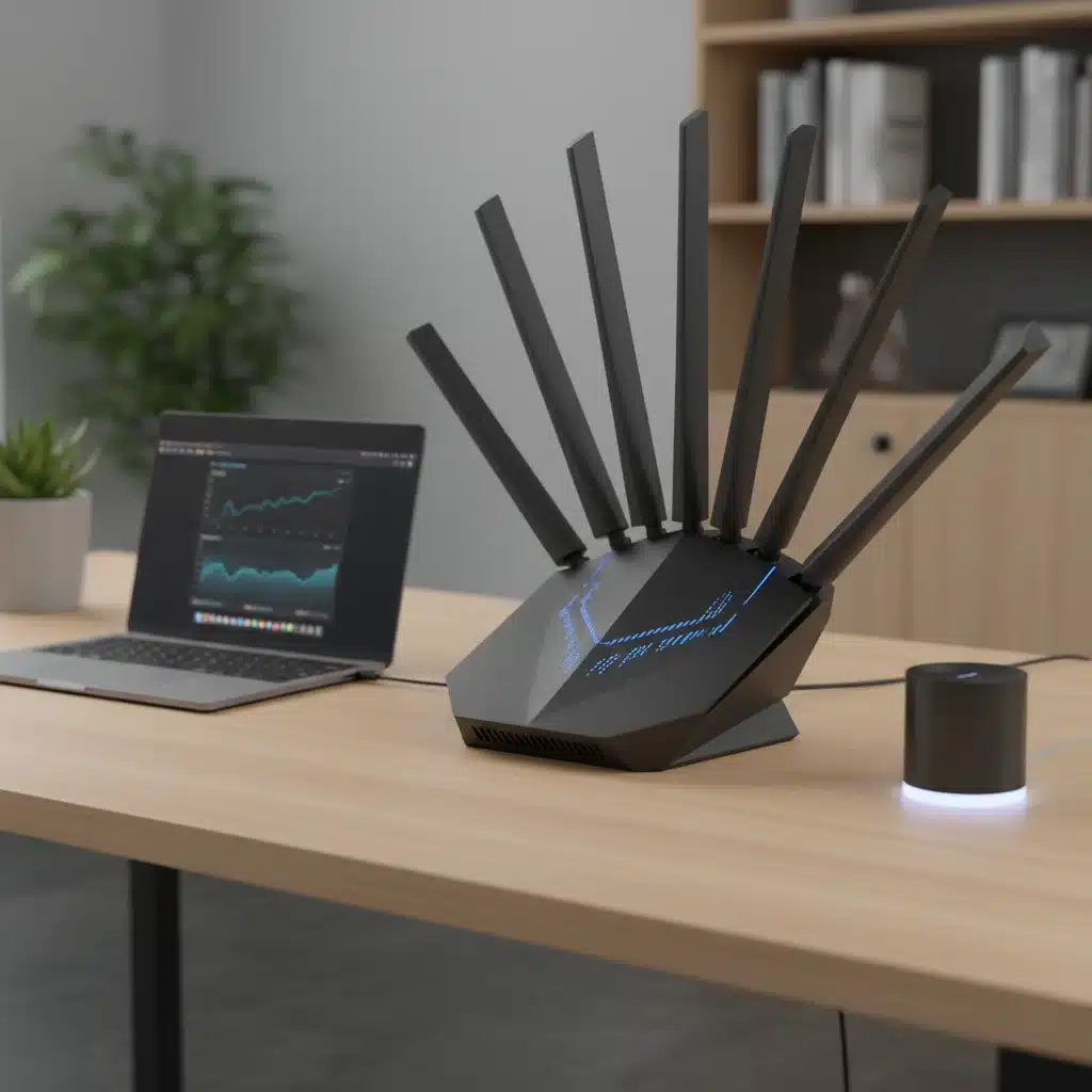 High-speed Wi-Fi 7 router for robust home office connectivity